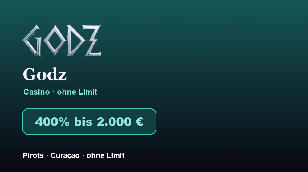Screenshot von Godz Casino