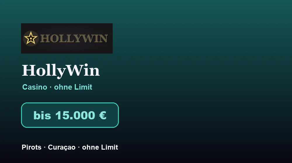 Screenshot von HollyWin Casino