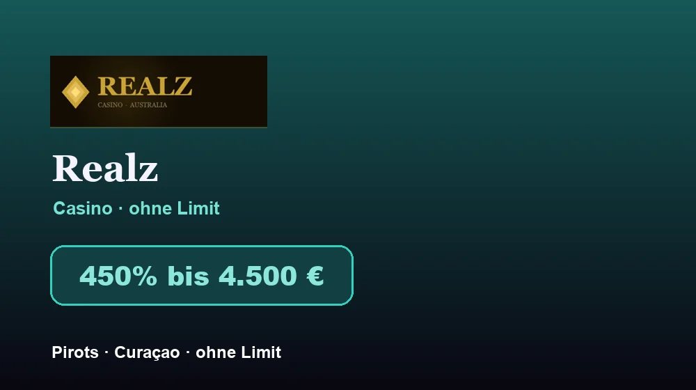 Screenshot von Realz Casino