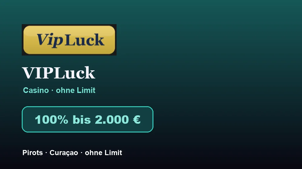 Screenshot von VIPLuck Casino