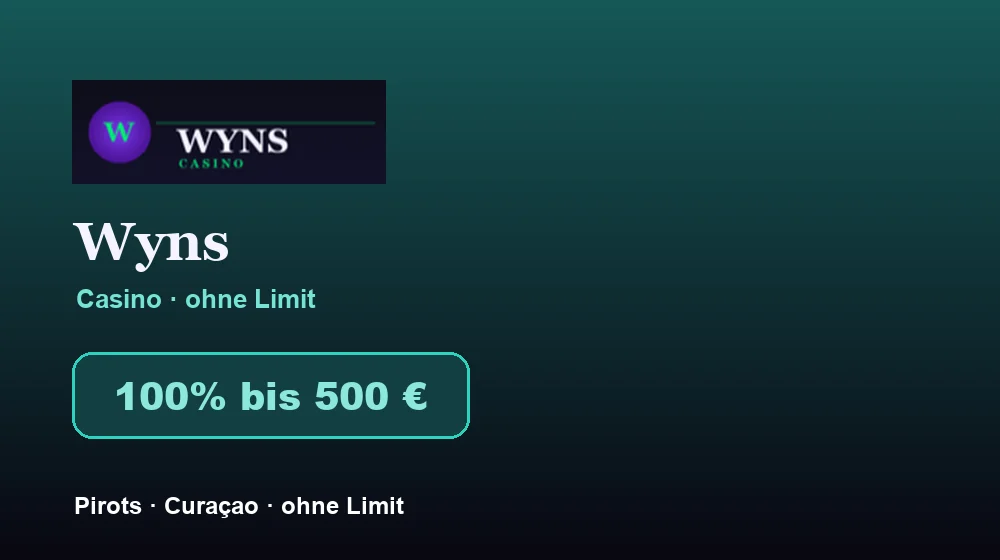Screenshot von Wyns Casino